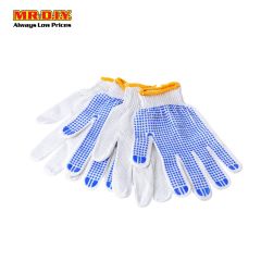 (MR.DIY) Gloves With Blue Dots (2 Pairs)