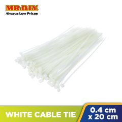 (MR.DIY) White Cable Tie 4mm * 200mm