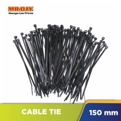 TACTIX Cable Tie - Black 150mm