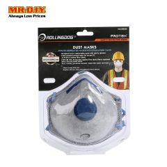 ROLLINGDOG Dust Masks FFP2 NR Respirator Masks with Exhalation Valve (2pcs)