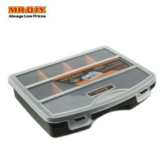 TACTIX Plastic Compartment Storage Box Case (19cm x 15cm)