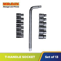 (MR.DIY) Socket T-Handle Wrench Set (13 pcs)