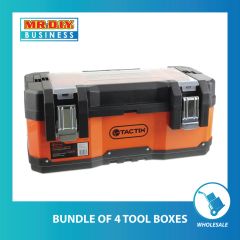 TACTIX Orange Tool Box (23")