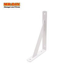 (MR.DIY) Heavy Duty Stainless Steel L-Shaped Wall Shelf Support Bracket (20.5cm x 12cm)