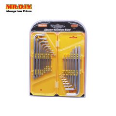 (MR.DIY) 60076 Hexagon Key Wrench Set(18Pcs)