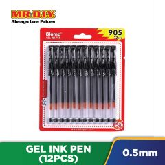 BLOMA Black Gel Ink Pen 0.5mm (12 pcs)