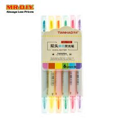 Tianhao Double Tip Highlighter Set (6pc)