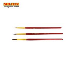 ART TALK 3 in 1 Value Pack Professional Paint Brushes (3pcs)