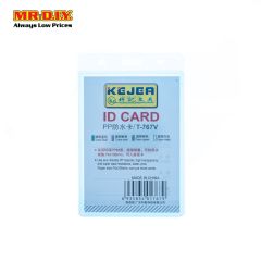 KEJEA Transparent Plastic ID Card Cover (5pcs)