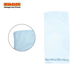 MR.DIY Plain Colour Floral Design Cotton Bath Towel (97cm x 50cm)