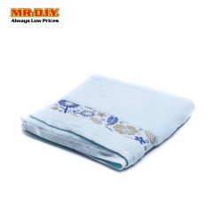 OSILY Floral Cotton Bath Towel (70cm x140cm)