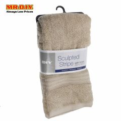 (MR.DIY) Bath Towel - Sculpted Stripe 70x 140cm