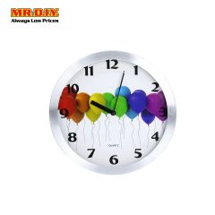 Colourful Ballon Wall Clock  10" BA-R1003
