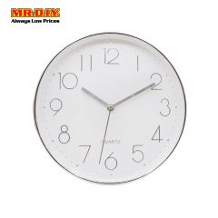 (MR.DIY) Round Wall Quartz Clock (29cm)