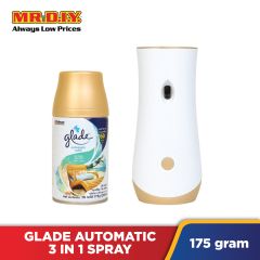GLADE Automatic 3 in 1 Spray Ocean Escape Starter Kit 175g