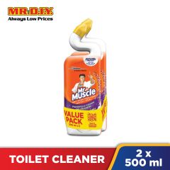 MR MUSCLE Toilet Bowl Cleaner Lavendar (2 x 500ml)