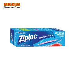 ZIPLOC Freezer Quart Easy Open Table 20s