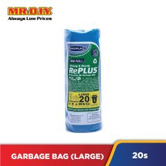 SEKOPLAS RePlus Mini Roll HDPE Garbage Bag L Size (20pcs)