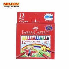 FABER CASTELL Wax Crayon 12 Colours