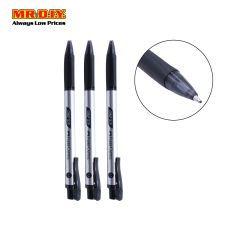 FABER-CASTELL Black Colour Grip X10 Ball Pen 1.0mm (3pcs)