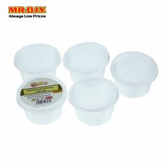 GOCOD Round Food Container with Lid 118ml (5pcs)