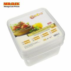 GOCOD Square Container with Lid 1500ml ( 5pcs )