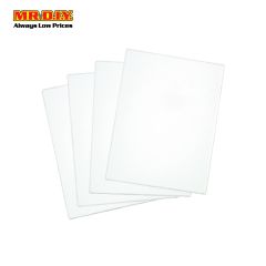 C-type Transparent Plastic A4 Document Folder (1pcs)