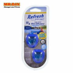 REFRESH Dual Scent Mini Diffuser- New Car & Cool Breeze (2pcs)