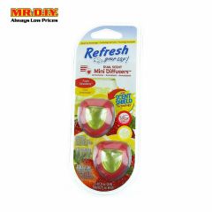 REFRESH Dual Scent Mini Diffusers - Fresh Strawberry & Cool Lemonade (2pcs)