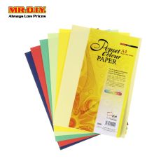 UNI PAPER A4 Popset Colour Paper S-99 (24 Sheets, Mix Colour)