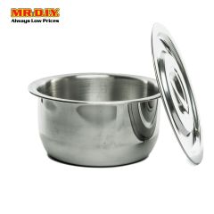 HOMEPLUS Stainless-Steel Indian Pot with Lid (18cm)