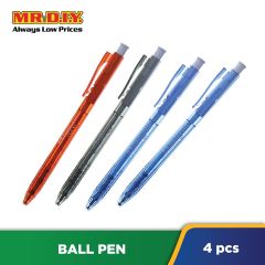 FABER-CASTELL Multi-Colour Click X5 Ball Pen 0.5mm (4pcs)