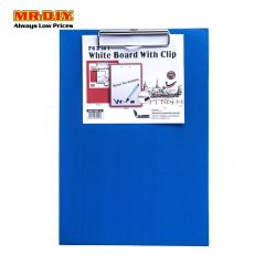 ACADEMY 2 in 1 A4 White Board with Clip 