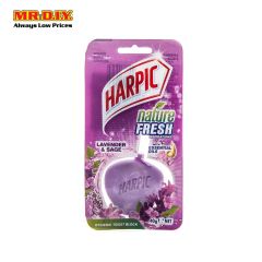 HARPIC Nature Fresh Toilet Block Cleaner with Essential Oil Lavender and Sage (40g)
