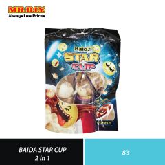BAIDA Star Cup 2 In 1 Chocolate with Biscuit (8 x 12g)