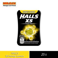HALLS XS Honey Lemon Flavoured Sugar Free Candy (25's)