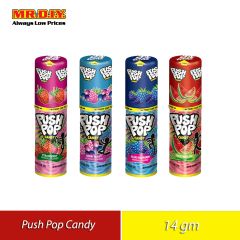 PUSH POP Candy Assorted Fruit Flavours (14g)