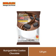 NUTRIGOLD Mini Cream Sandwich Cookies Chocolate (120g)
