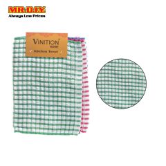 VINITION Multi-Colour Kitchen Towel (3pcs)