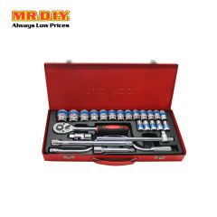 Socket Wrench Set 6203-1 (24 pieces)(1/2 Inch)