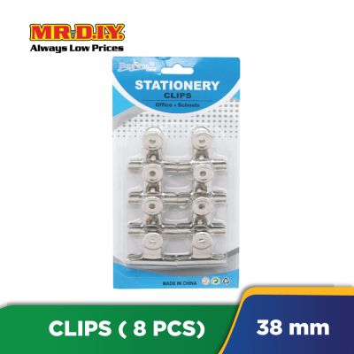 Stationery Clip 38mm (8 pieces)