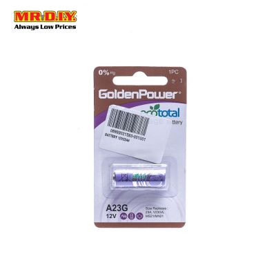 GOLDENPOWER Super Plus Alkaline Battery A23G (1pcs)
